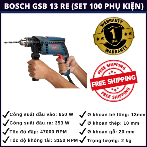 may-khoan-bosch-gsb-13-re-set-100-phu-kien-dong-nai